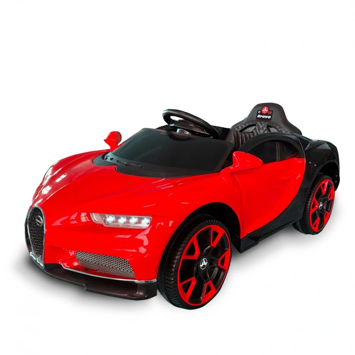 Bravo GT Kırmızı Uzaktan Kumandalı 4X2 12 Volt Akülü Araba - RC Bugatti Akülü Araba