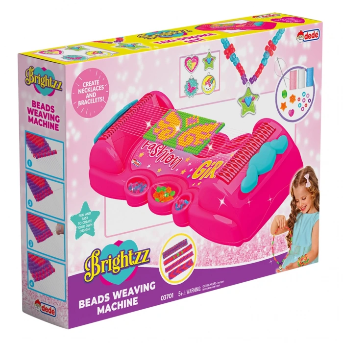 Brightzz Takı Dokuma Seti - Dede Takı Seti - Boncuk Kolye Seti - El İşi Oyuncak