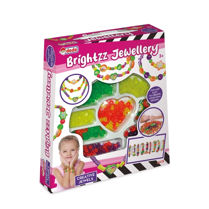 Brightzz Takı Seti Büyük El Çantası - Dede Takı Seti - Boncuk Kolye Seti - El İşi Oyuncak