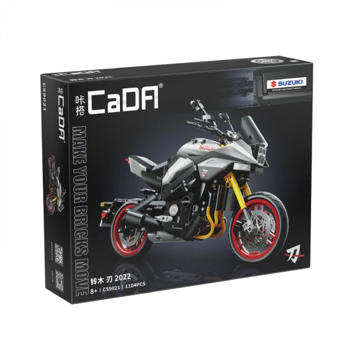 CADA Suzuki Katana 2022 Motosiklet Lego - Lego Setleri - CADA Mini Lego - Motorsiklet CADA Lego