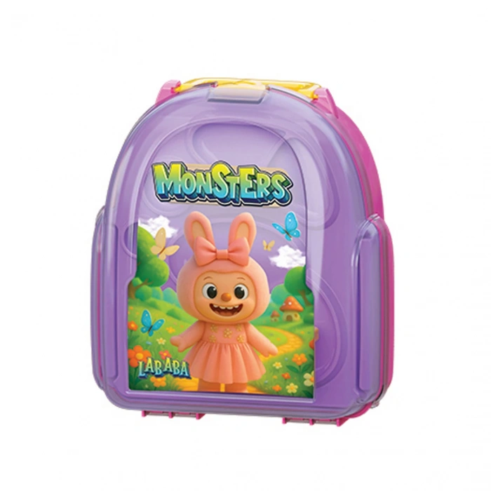 Canavarlar Labubu Güzellik Seti Sırt Çantası - Güzellik Setleri - Kuaför Oyuncak Seti - Labubu Makyaj Seti