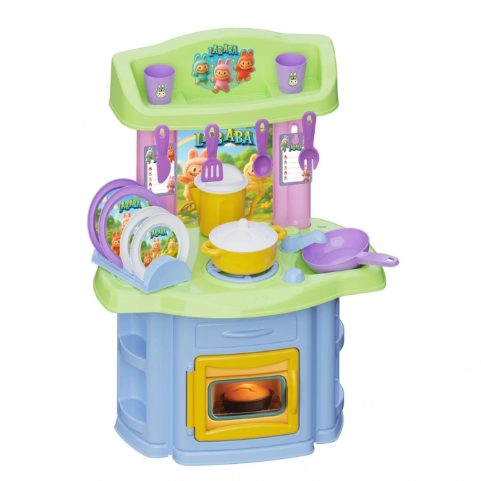 Canavarlar Labubu Şef Mutfak Seti - Mutfak Setleri - Ev Oyuncak Setleri - Labubu Mutfak