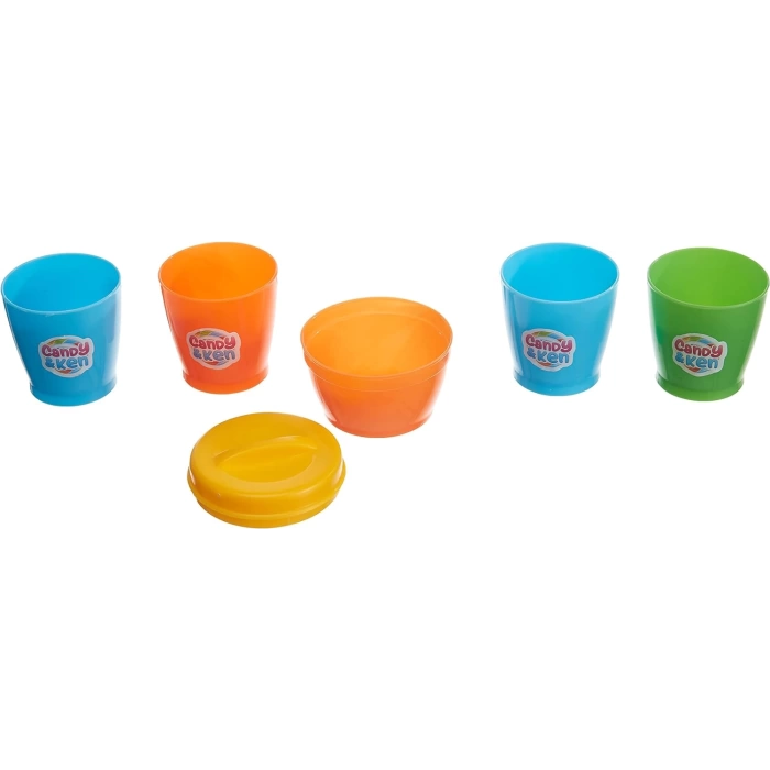 Candy & Ken Bulaşıklık Set - Mutfak Setleri - Ev Oyuncak Setleri - Bulaşık Seti