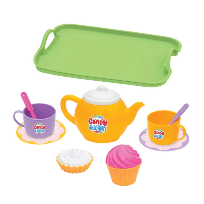 Candy & Ken Çay Set Bavulum - Mutfak Setleri - Ev Oyuncak Setleri