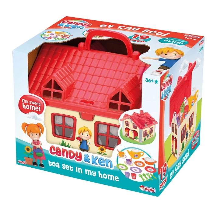 Candy & Ken Ev Çay Seti - Mutfak Setleri - Çay Seti - Bardak Oyuncak - Kahve