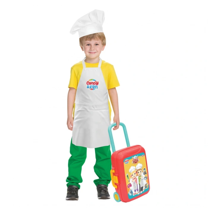 Candy & Ken Mutfak Set Bavulum - Mutfak Setleri - Ev Oyuncak Setleri - Bulaşık Seti