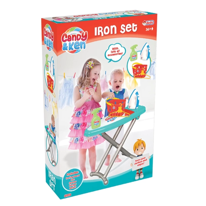 Candy & Ken Ütü Seti - Ev Eşyaları Seti - Ev Oyuncakları Seti
