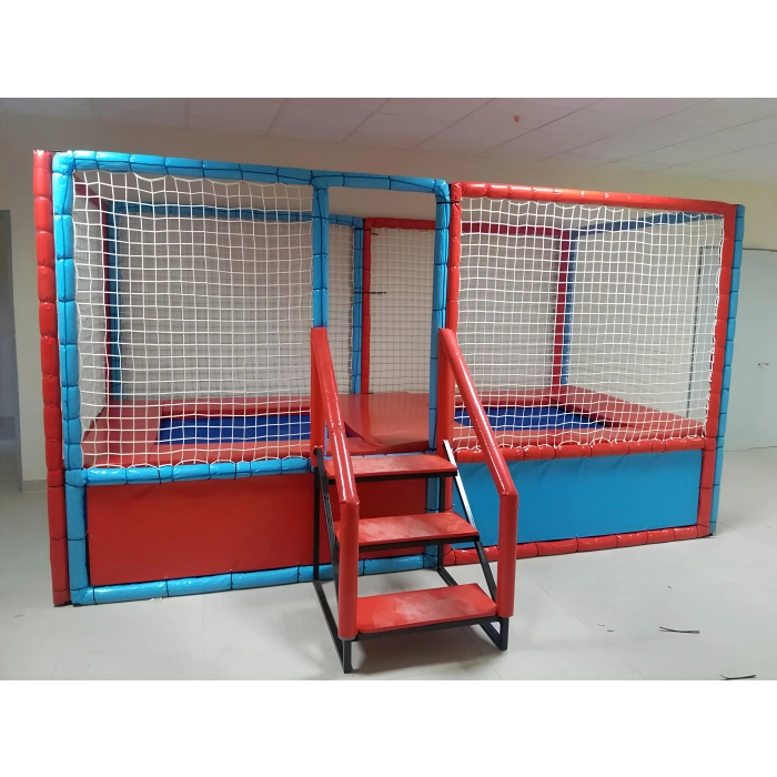 Çift Taraflı Trambolin - Sünger Soft Play Top Havuzu Çocuk Oyun Alanı