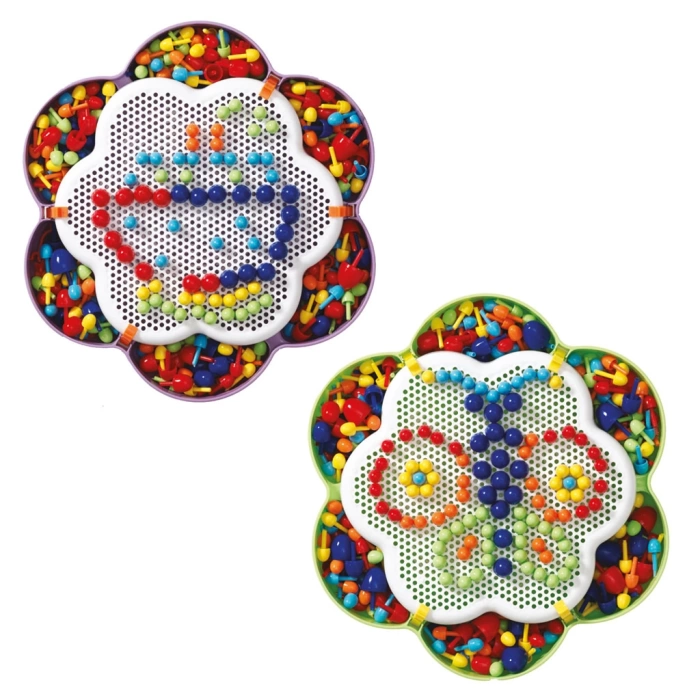 Çivi Oyunu (260 Parça) - Lego Setleri - Çivi Lego - Resim Oyunu - Mozaik Oyunu
