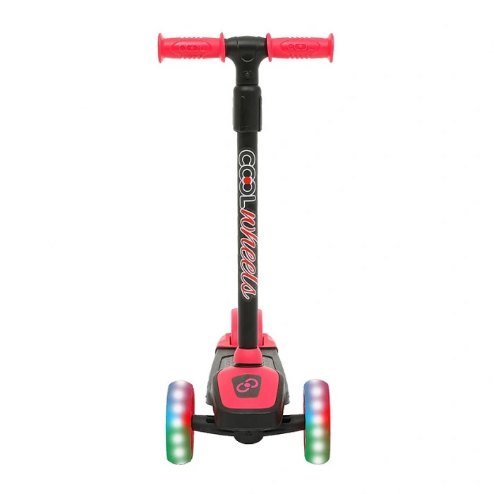 Cool Wheels Pembe Twist Işıklı 3 Tekerlekli Scooter - Işıklı Scooter - CoolWheels Scooter - Çocuk Scooter - İttir Git
