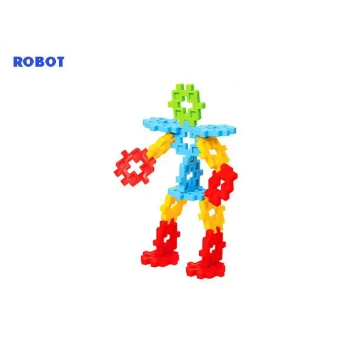 Crazy Eğitici Blok Oyunu 100 Parça - Oyuncak Lego Seti - Birbirine Geçmeli STEM Lego Seti - Eğitici Oyuncak