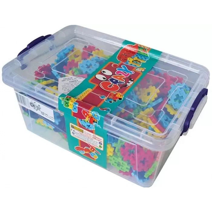 Crazy Eğitici Blok Oyunu 500 Parça - Oyuncak Lego Seti - Birbirine Geçmeli STEM Lego Seti - Eğitici Oyuncak