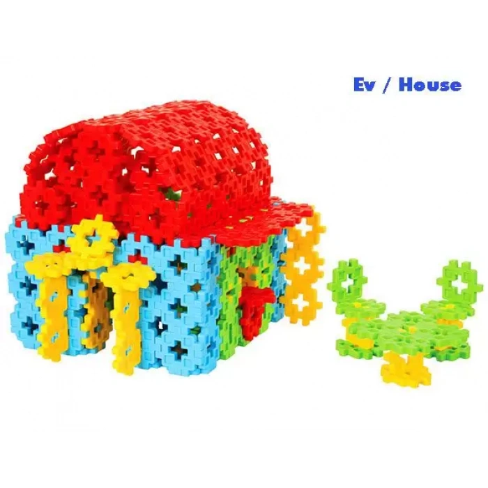 Crazy Eğitici Blok Oyunu 500 Parça - Oyuncak Lego Seti - Birbirine Geçmeli STEM Lego Seti - Eğitici Oyuncak