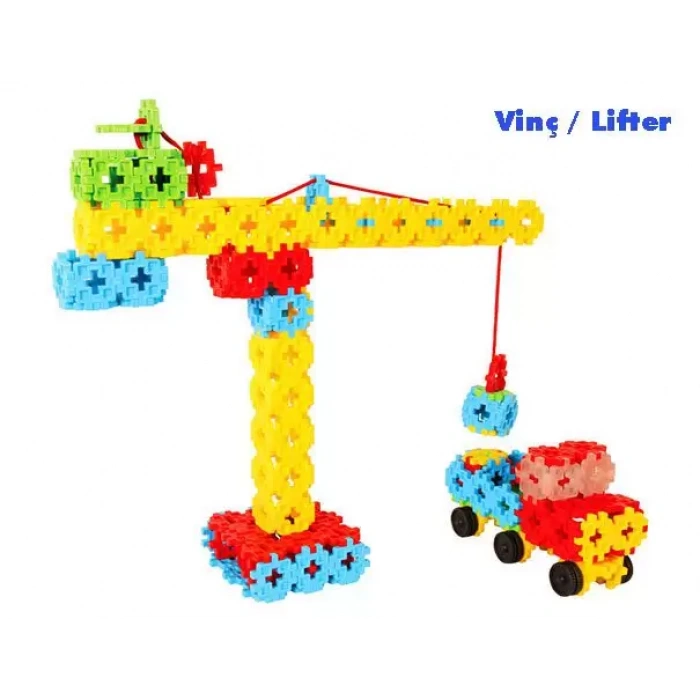 Crazy Eğitici Blok Oyunu 500 Parça - Oyuncak Lego Seti - Birbirine Geçmeli STEM Lego Seti - Eğitici Oyuncak