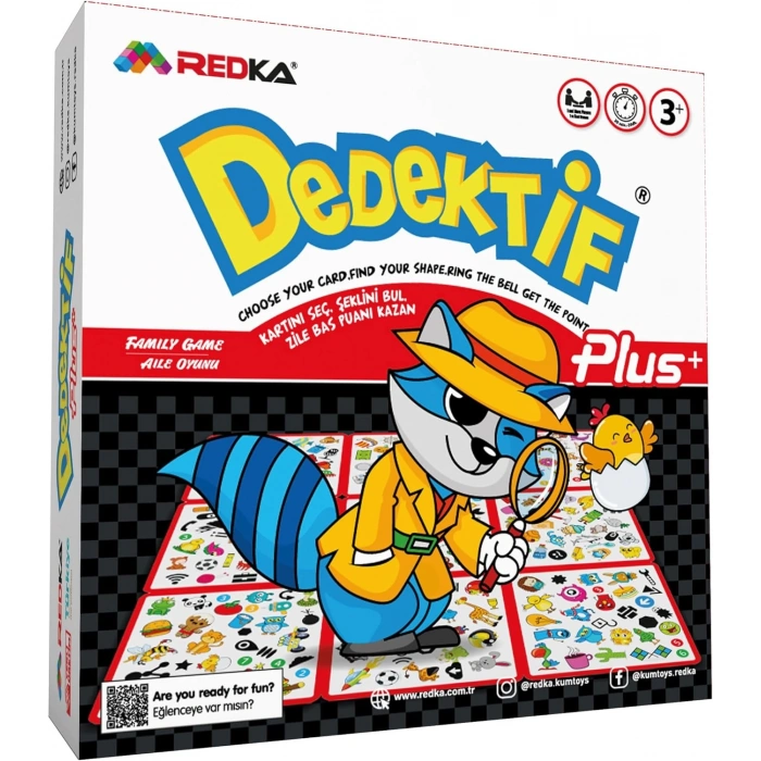 Dedektif Oyunu - Akıl ve Zeka Oyunu - Görsel Dikkat Oyunu - Redka Dedektif Plus Oyunu - Strateji Oyunu
