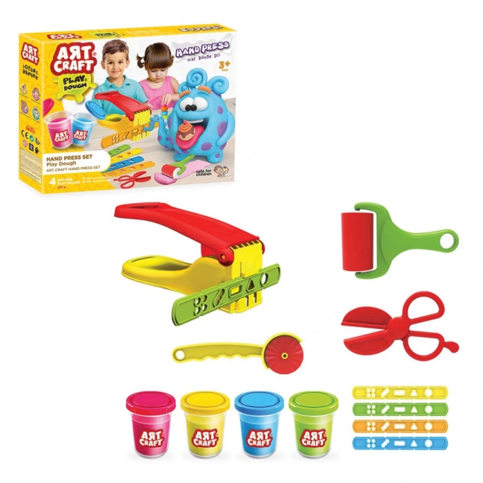 El Presi Oyun Hamur Seti 224 Gr. - Oyun Hamuru Seti - Hamur Setleri - Kalıp Seti - Kalıp Oluşturucu