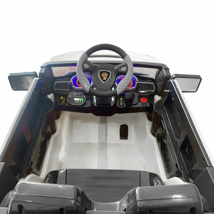 Fenomen Beyaz Uzaktan Kumandalı 4X4 12 Volt Çift Kişilik Akülü Araba - RC Jeep 4x4 Akülü Araba