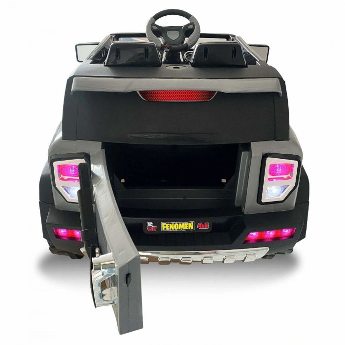 Fenomen Gri Uzaktan Kumandalı 4X4 12 Volt Çift Kişilik Akülü Araba - RC Jeep 4x4 Akülü Araba