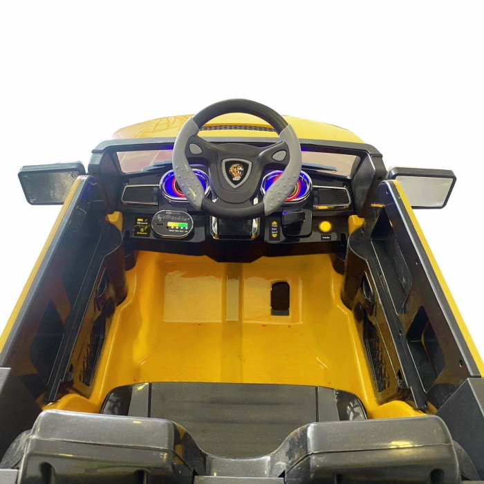 Fenomen Sarı Uzaktan Kumandalı 4X4 12 Volt Çift Kişilik Akülü Araba - RC Jeep 4x4 Akülü Araba