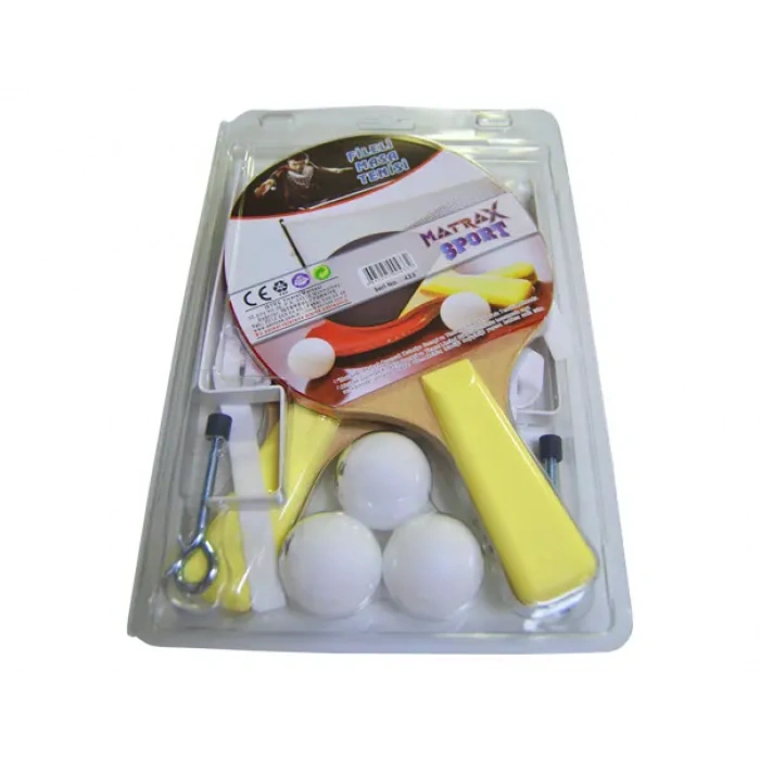 Fileli Masa Tenisi Raketi - Okul İçin Masa Tenisi Raketi - Tenis Oyuncakları - Masa Tenisi Oyunu - Fileli Raket