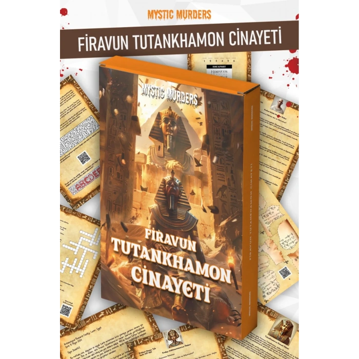 Firavun Tutankhamon Cinayet Dedektif Oyunu - Dava Çözme Oyunu - Suç Çözme Oyunu - Cinayet Oyunu Cinayet Çözme