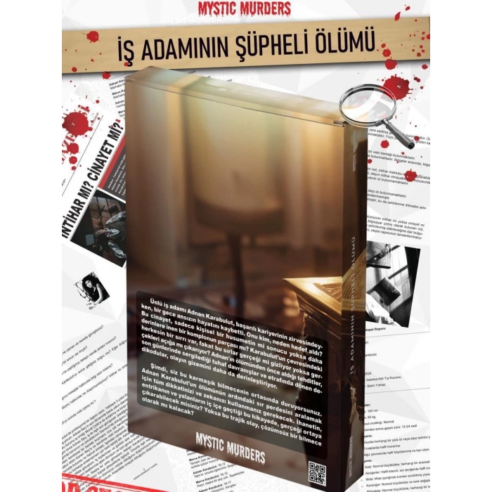 İş Adamının Şüpheli Ölümü Dedektif Oyunu - Dava Çözme Oyunu - Suç Çözme Oyunu - Cinayet Oyunu Cinayet Çözme