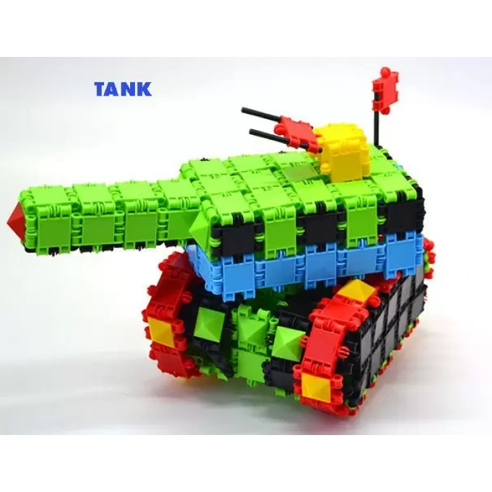 Flexy Tangles Blok Oyunu 1000 Parça - Oyuncak Lego Seti - Birbirine Geçmeli STEM Lego Seti - Eğitici Oyuncak