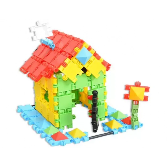 Flexy Tangles Blok Oyunu 150 Parça - Oyuncak Lego Seti - Birbirine Geçmeli STEM Lego Seti - Eğitici Oyuncak