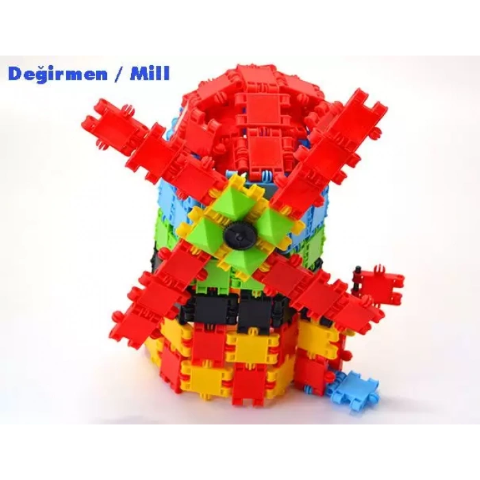 Flexy Tangles Blok Oyunu 250 Parça - Oyuncak Lego Seti - Birbirine Geçmeli STEM Lego Seti - Eğitici Oyuncak