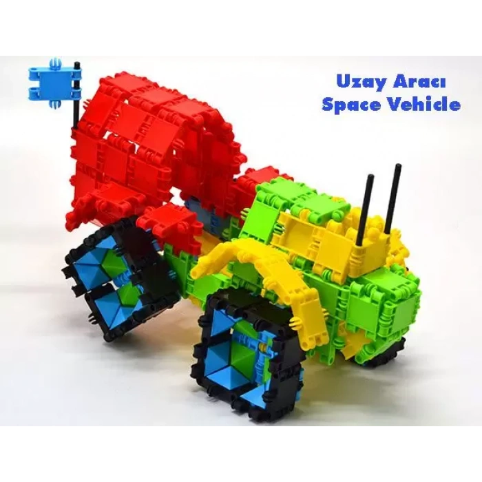 Flexy Tangles Blok Oyunu 250 Parça - Oyuncak Lego Seti - Birbirine Geçmeli STEM Lego Seti - Eğitici Oyuncak