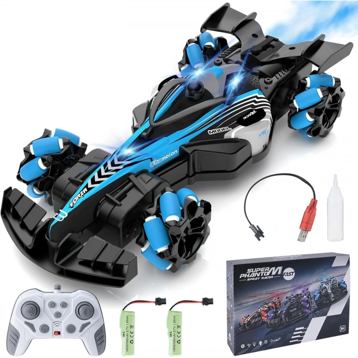 Forza 9 Spray Racing Car - Uzaktan Kumandalı Buharlı Işıklı Forza Araba Yeni Nesil Araba