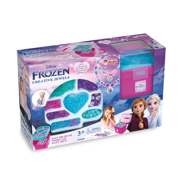 Frozen Sepetli Takı Seti- Dede Takı Seti - Boncuk Kolye Seti - Karlar Ülkesi Takı Seti