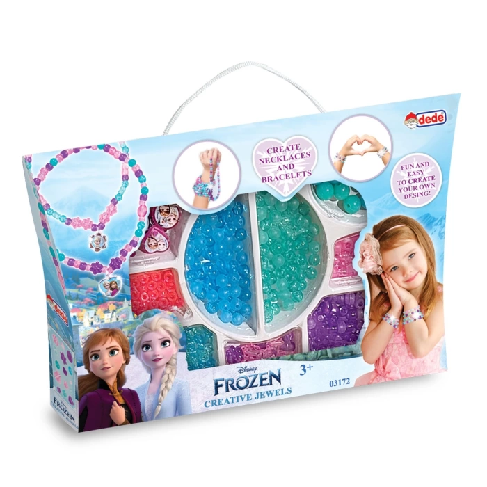 Frozen Takı Seti Küçük El Çantası - Dede Takı Seti - Boncuk Kolye Seti - Karlar Ülkesi Takı Seti