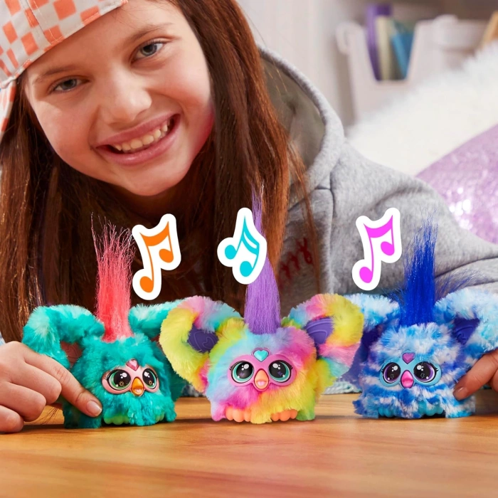 Furby Furblet İnteraktif Peluş Hip-Bop Oyuncak - Furby Peluşu - Furby Oyuncak Peluş - Konuşan Furby Oyuncak