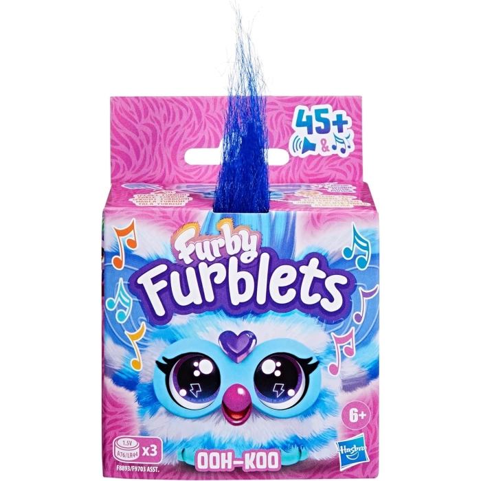 Furby Furblet İnteraktif Peluş Ooh-Koo Oyuncak - Furby Peluşu - Furby Oyuncak Peluş - Konuşan Furby Oyuncak