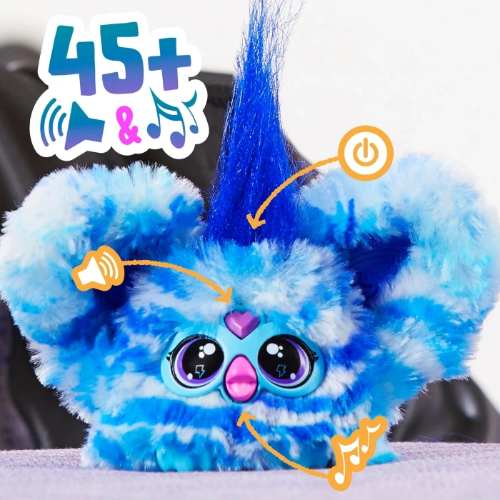 Furby Furblet İnteraktif Peluş Ooh-Koo Oyuncak - Furby Peluşu - Furby Oyuncak Peluş - Konuşan Furby Oyuncak