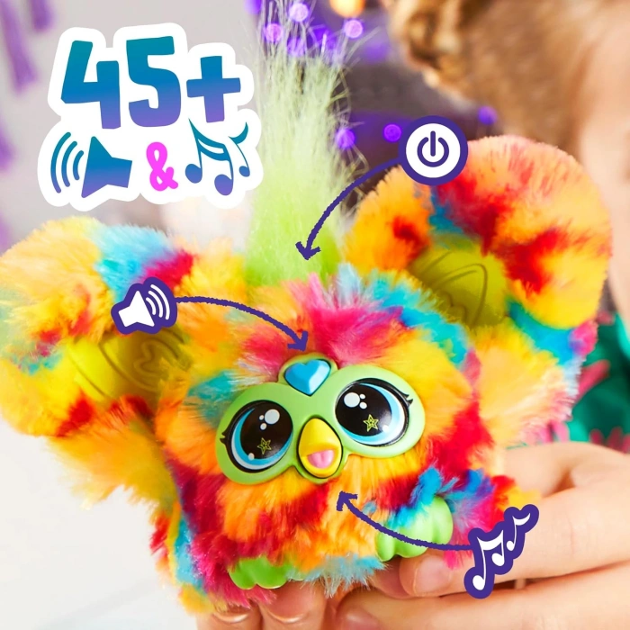 Furby Furblet İnteraktif Peluş Pix-Elle Oyuncak - Furby Peluşu - Furby Oyuncak Peluş - Konuşan Furby Oyuncak