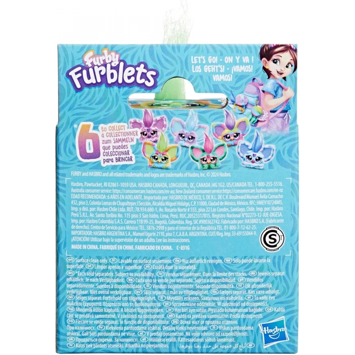 Furby Furblet İnteraktif Peluş Pix-Elle Oyuncak - Furby Peluşu - Furby Oyuncak Peluş - Konuşan Furby Oyuncak