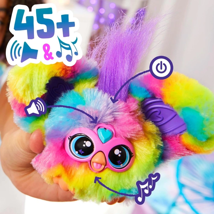 Furby Furblet İnteraktif Peluş Ray-Vee Oyuncak - Furby Peluşu - Furby Oyuncak Peluş - Konuşan Furby Oyuncak