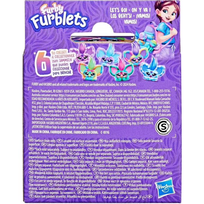 Furby Furblet İnteraktif Peluş Ray-Vee Oyuncak - Furby Peluşu - Furby Oyuncak Peluş - Konuşan Furby Oyuncak