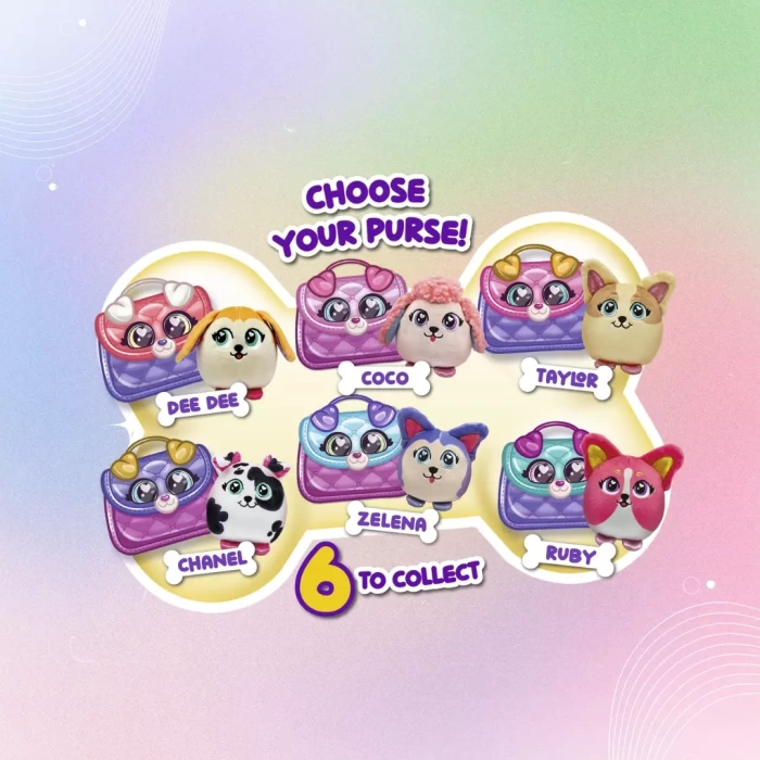 Glam Buddies Sürpriz Köpek Yavrusu - Süpriz Köpek Yavrusu - Peluş Glam Buddies - Puppy Purse