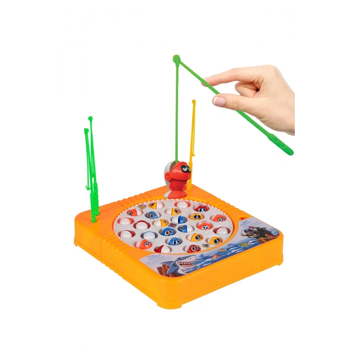 Happy Fishing Pilli Balık Oyunu - Pilli Müzikli Balık Tutma Oyunu - Baby Shark Şarkılı Eğitici Balık Yakalama Oyunu