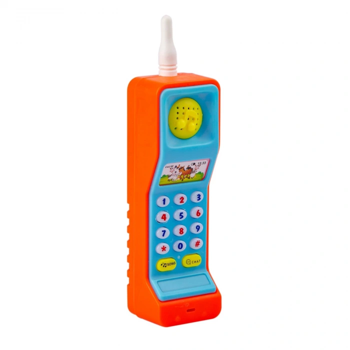İngilizce Öğreten Sesli Işıklı Telefon - Eğitici Telefon - Zeka Geliştirici Oyuncak - Bebek Oyuncakları