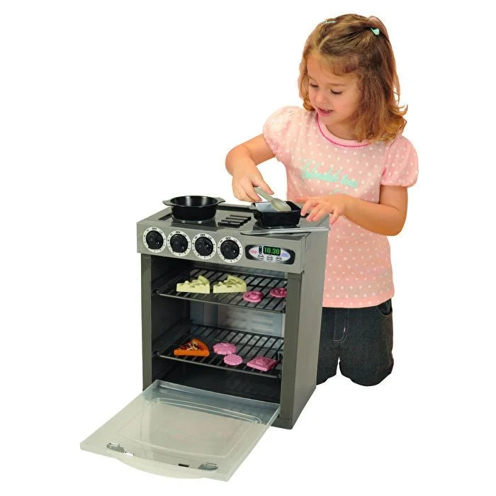 İnteraktif Fırın Oyun Seti 15 Parça - Orijinal Fırın Makinesi - Çalışan Fırın Seti - Pilli Fırın Eşyası