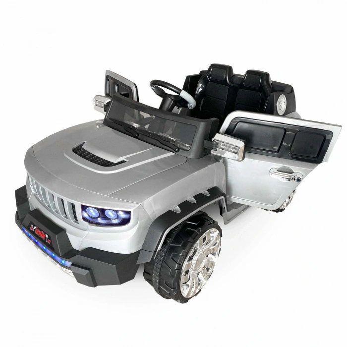 İznik Gri Uzaktan Kumandalı 4X2 12 Volt Akülü Araba - RC Jeep Akülü Araba