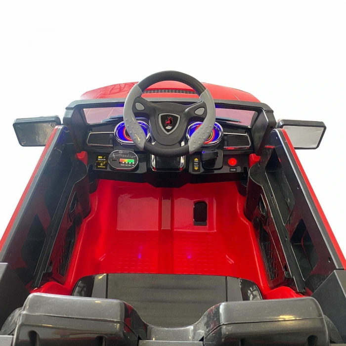 İznik Kırmızı Uzaktan Kumandalı 4X2 12 Volt Akülü Araba - RC Jeep Akülü Araba