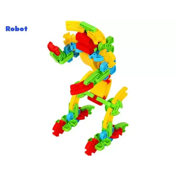 Joesy Eğitici Blok Oyunu 600 Parça - Oyuncak Lego Seti - Birbirine Geçmeli STEM Lego Seti - Eğitici Oyuncak