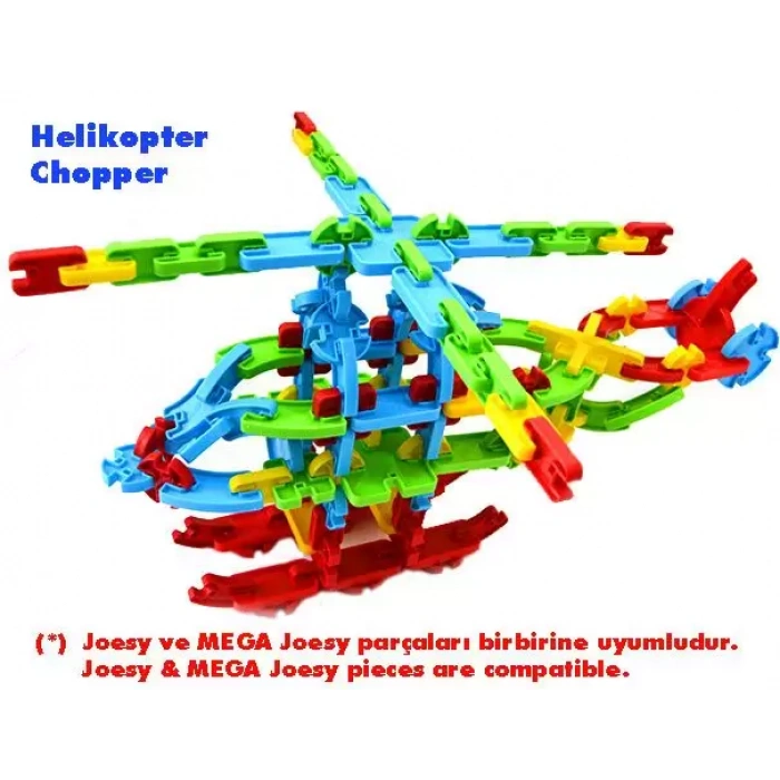 Joesy Eğitici Blok Oyunu 600 Parça - Oyuncak Lego Seti - Birbirine Geçmeli STEM Lego Seti - Eğitici Oyuncak
