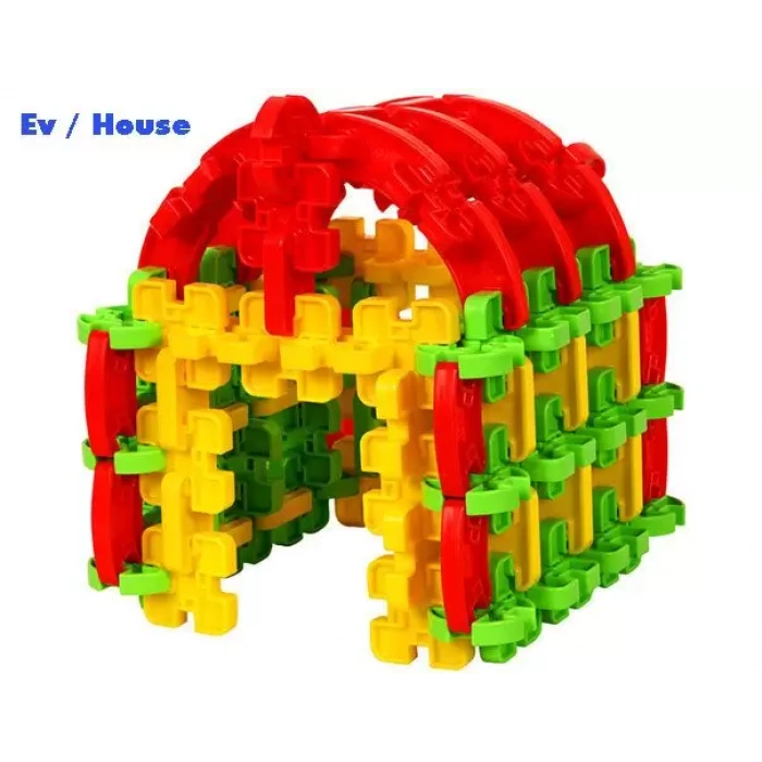 Joesy Eğitici Blok Oyunu 600 Parça - Oyuncak Lego Seti - Birbirine Geçmeli STEM Lego Seti - Eğitici Oyuncak