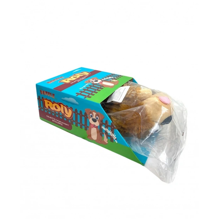 Kahkaha Atan Roly Köpek - Yuvarlanan Köpek - Gülen Ve Yuvarlanan Peluş Köpek The Roofle Mates Roly